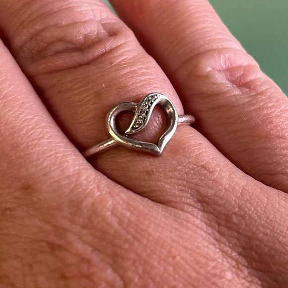 Pandora Dream of Love Heart Ring in Sterling Silver 925, Woman Ring Size Size 7 - Picture 4 of 5
